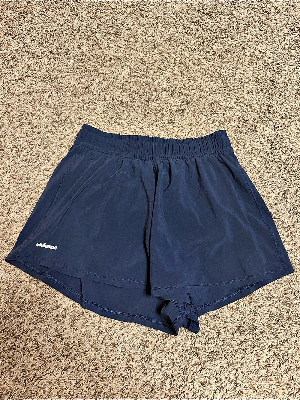 lululemon Navy Race Pace Running Shorts Size XS